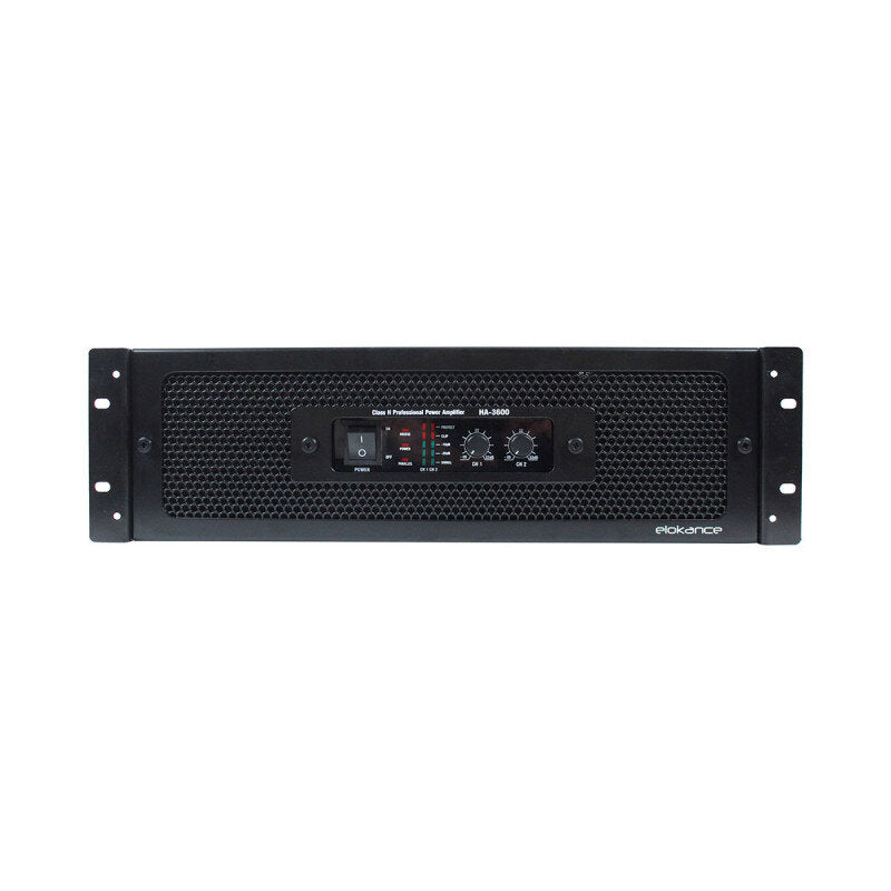 Elokance HA 3600 2 x 1800 W @ 4 ohm Class-H professional PA power amplifier