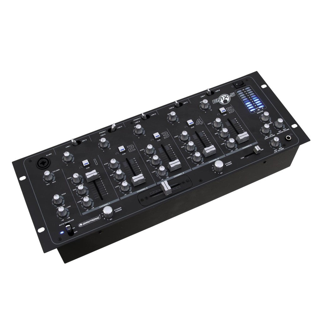 OMNITRONIC EMX-5 Mezclador DJ de 5 Canales