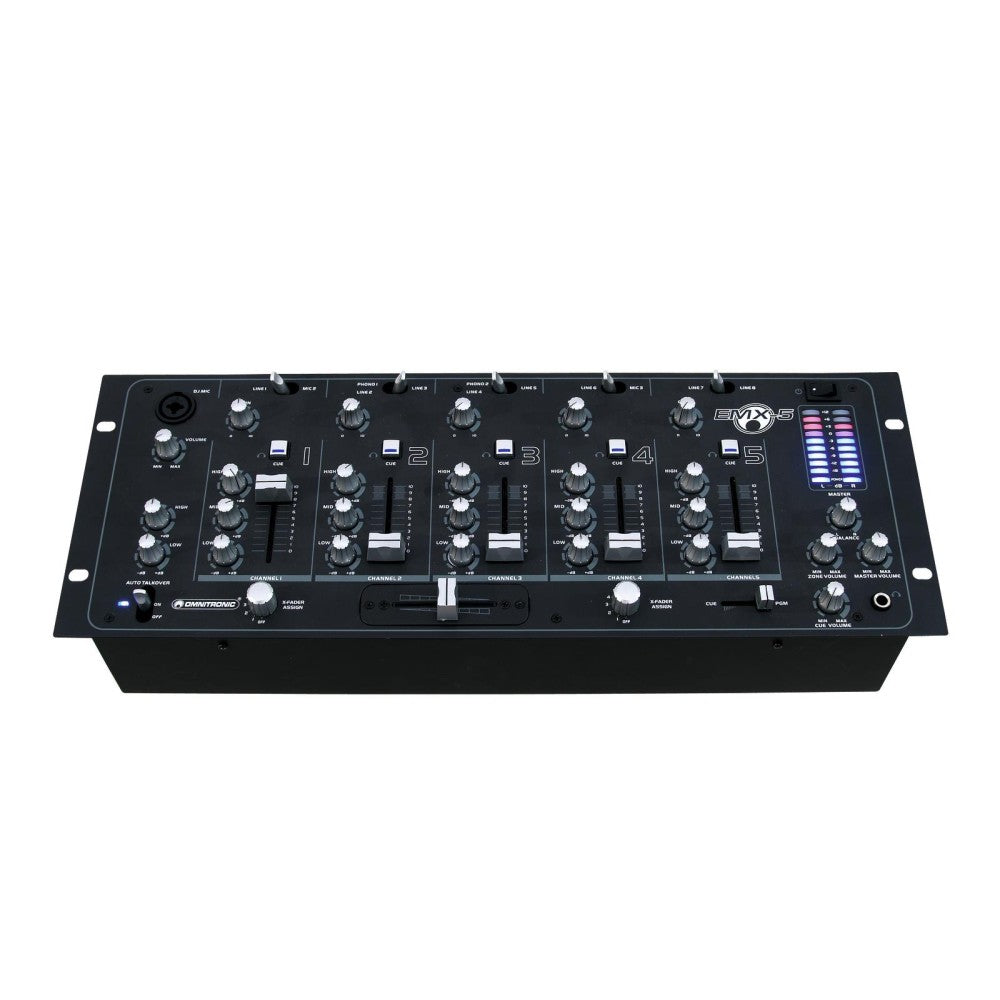 OMNITRONIC EMX-5 5-Channel DJ Mixer