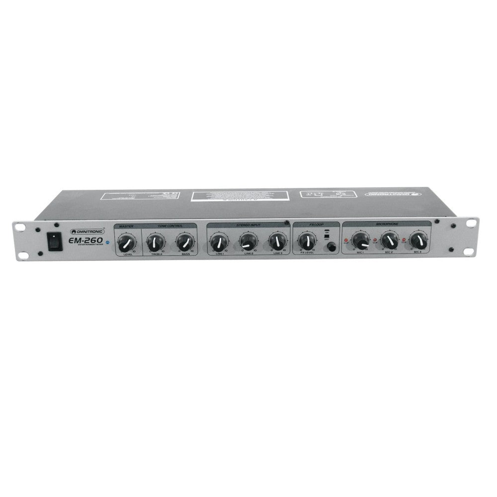 OMNITRONIC EM-260 Mixer a rack