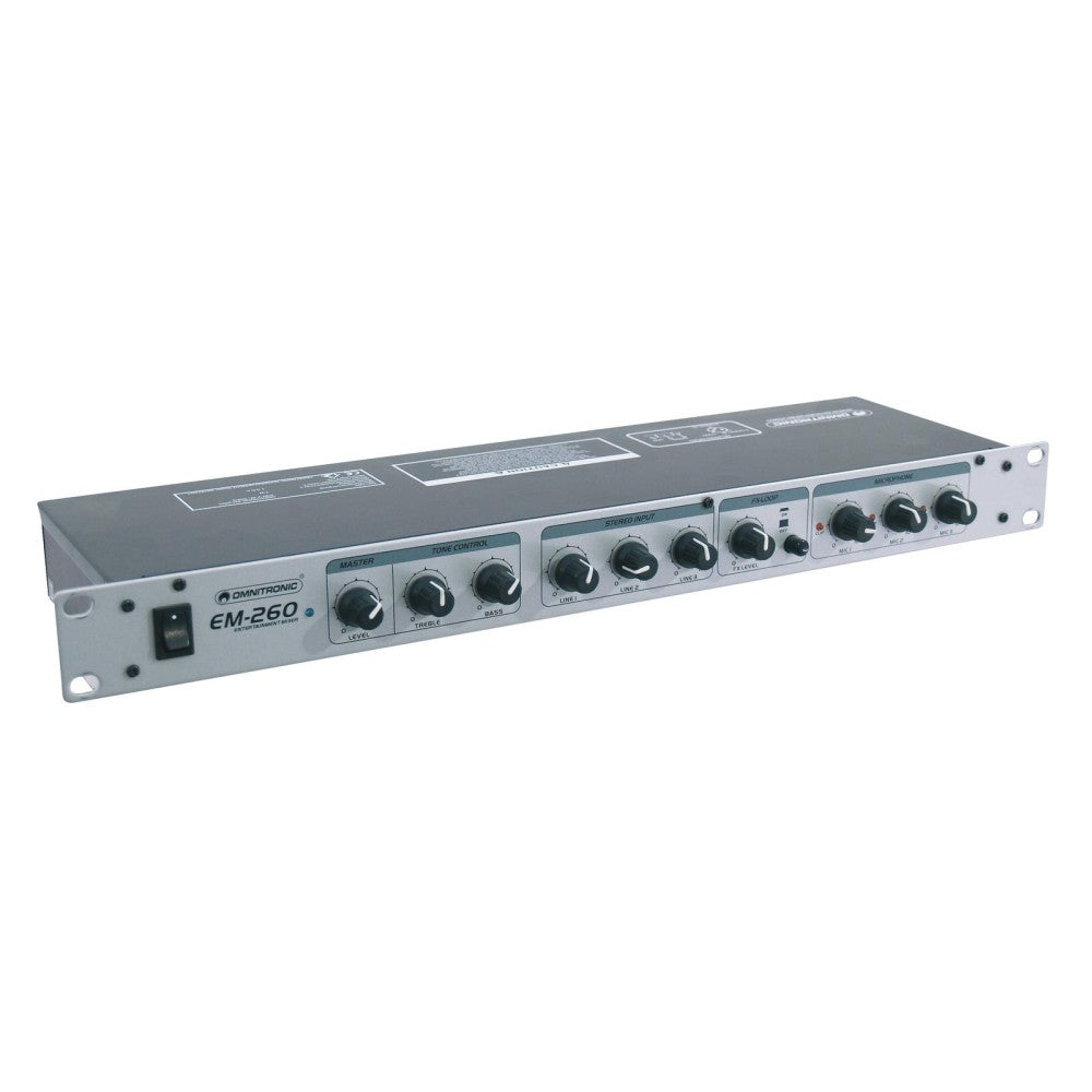 OMNITRONIC EM-260 Mixer a rack
