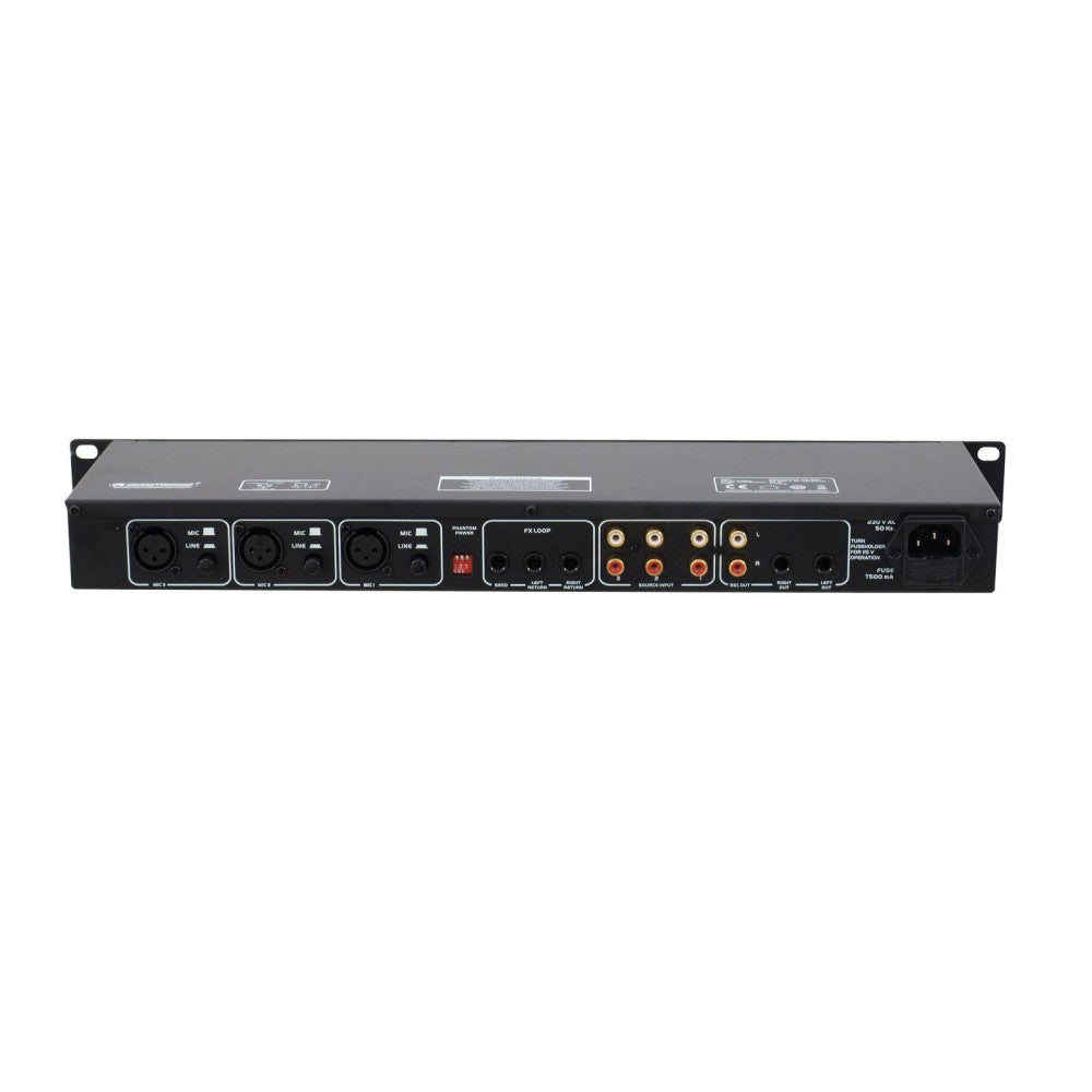 OMNITRONIC EM-260B Mixer a rack Nero