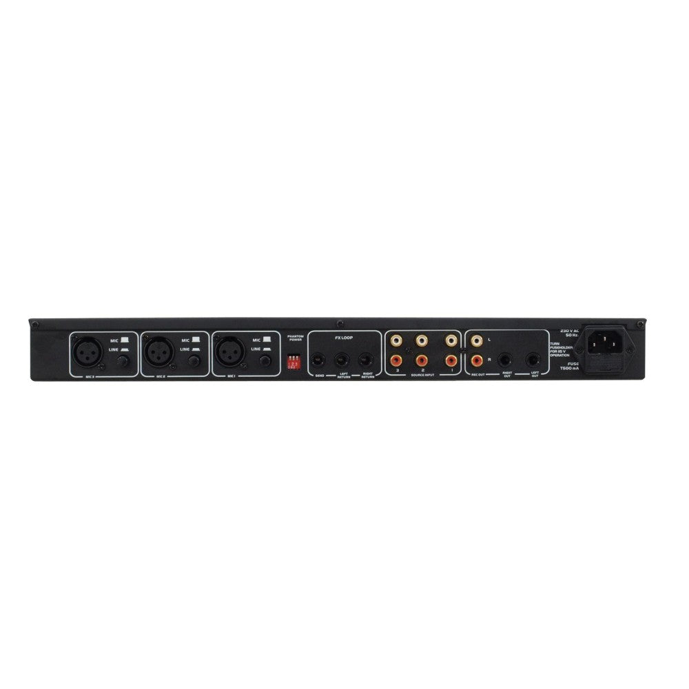 OMNITRONIC EM-260B Mixer a rack Nero