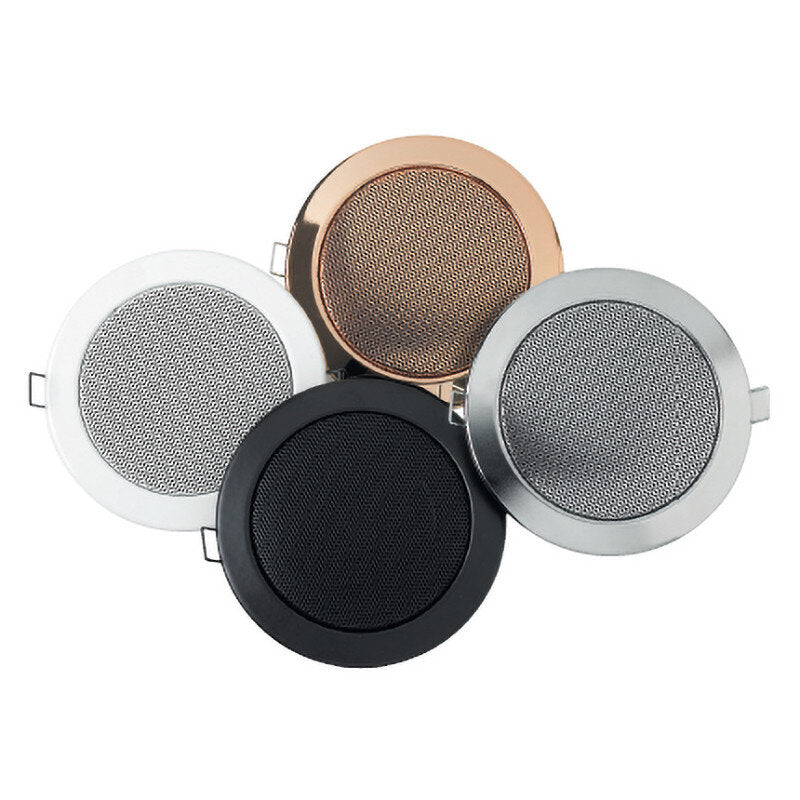 Rondson CS 3003 N Ceiling speaker 6 / 4 / 2 W at 100 V, metal frame, black color