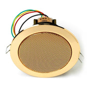 Rondson CS 3003 O Ceiling speakers 6 / 4 / 2 W at 100 V, metal frame, gold color