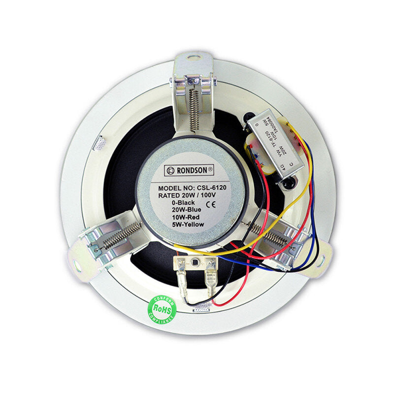 Rondson CSL-6120 Ceiling speakers 20 / 10 / 5 W on 100 V, white