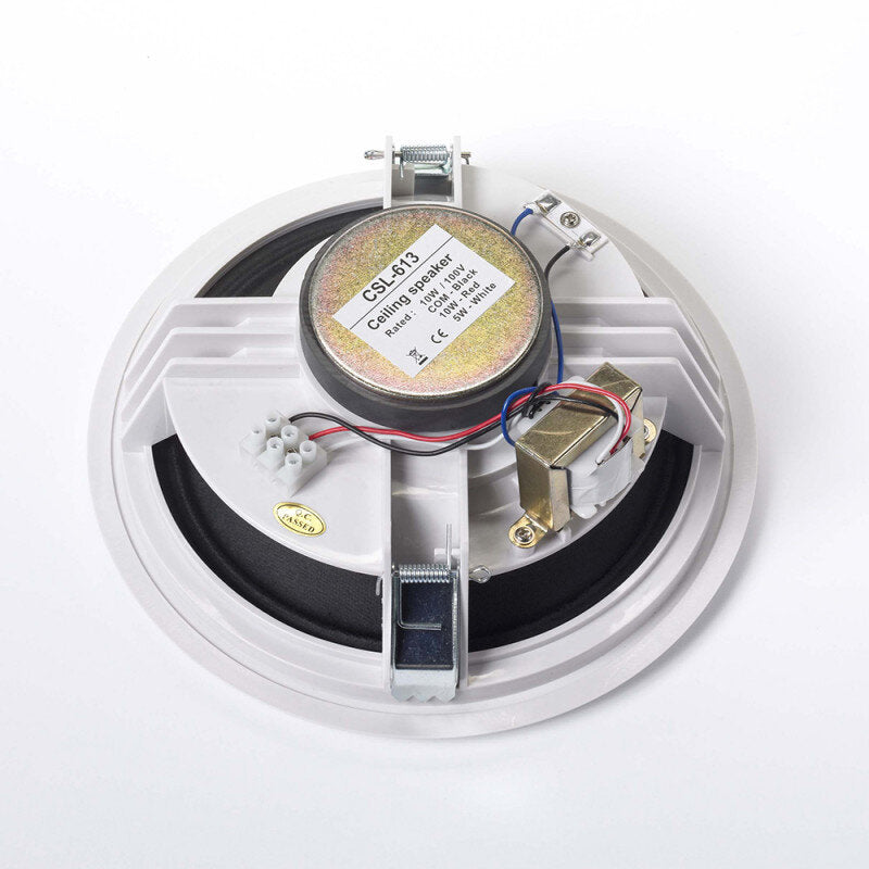 Rondson CSL 613 8" ceiling speaker, 10 / 5 W on 100 V, white
