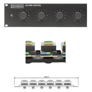 Rondson PAT 6100 Panels with level restoring attenuators (6 x 100 W), 100 V