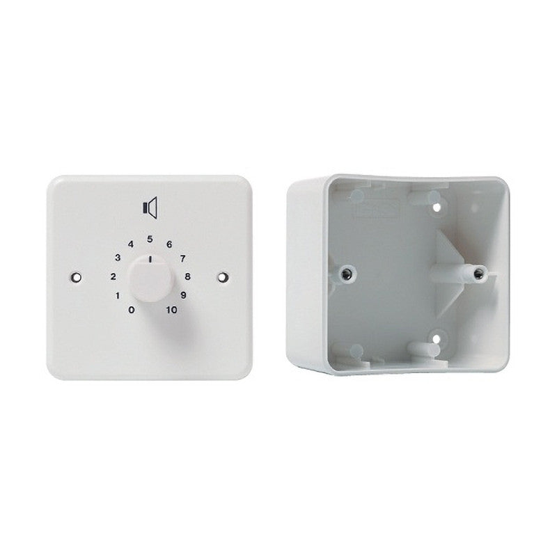 Rondson AT 50N Attenuator with level restoration 50 W / 100 V, 10 Steps + OFF, plastic housing