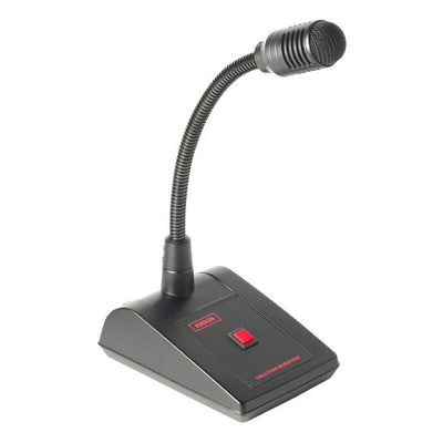 Rondson PA 100D Dynamic gooseneck in-call microphone stand with symmetrical 5-pin DIN plug