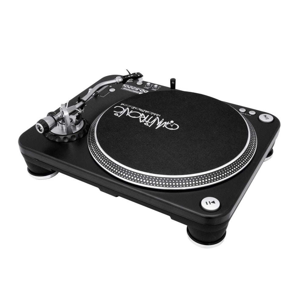OMNITRONIC DD-5220L Giradischi a Trazione Diretta Nero