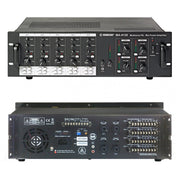 Rondson MA-4120 4 x 120 W 4-zone matrix mixing amplifiers, 4 - 8 ohm, 70 / 100 V, 19" 3U
