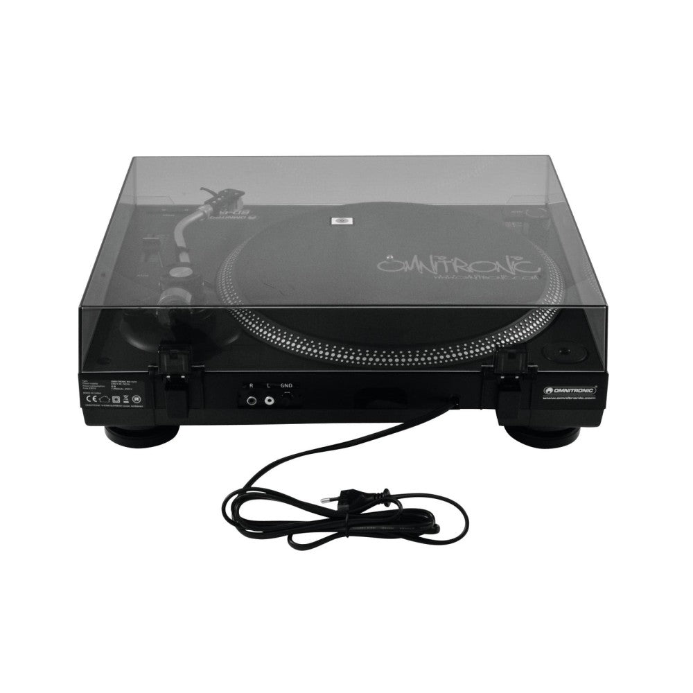 OMNITRONIC BD-1320 Giradischi Nero