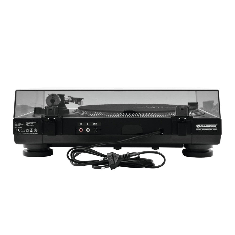 OMNITRONIC BD-1320 Giradischi Nero