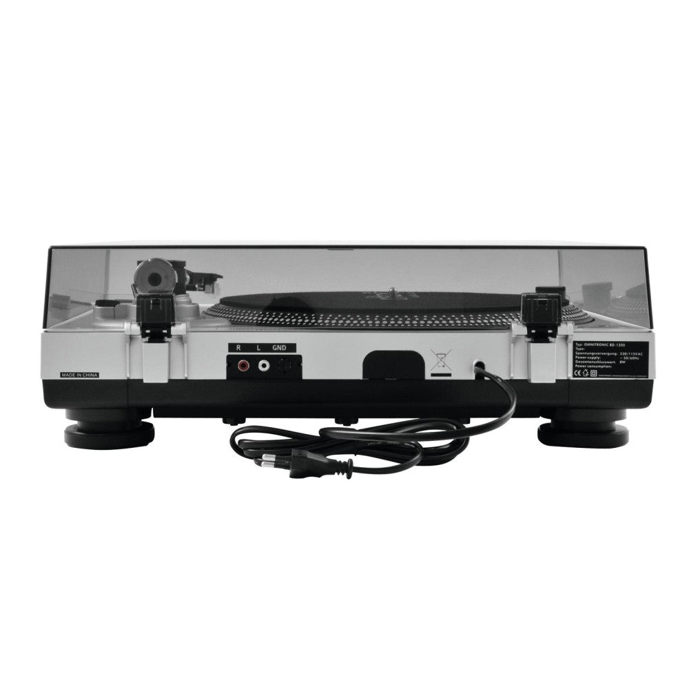 OMNITRONIC BD-1350 Giradiscos Plateado