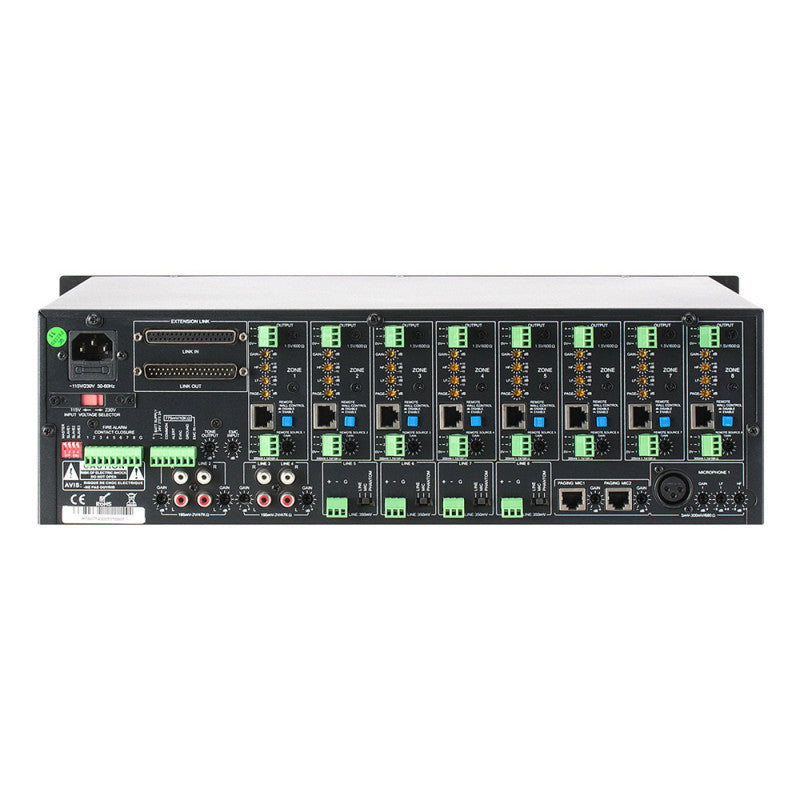 Rondson T-8000 8-input and 8-output analog audio matrix