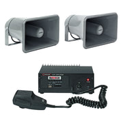 Rondson PACK 40 Car audio kit with an amplifier, a CB handheld microphone and 2 external speakers