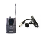 Rondson PT-10/CM-506 Transmitter bodypack with lavalier microphone compatible with the BE-5018 and BE-5038 series