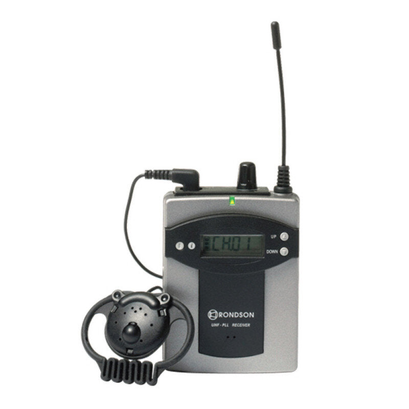 Rondson EJ-770T/EJ-7R Fixed transmitter station for UHF system with 1 EJ-7R receiver box, 96 channels