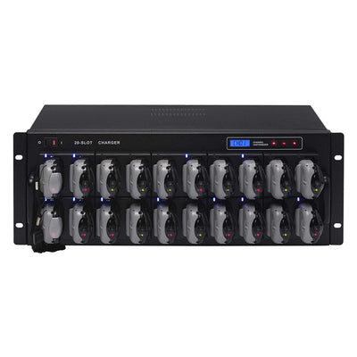 Rondson HDC-520 Charging case with 20 compartments for EJ-5 series transmitter and receiver boxes