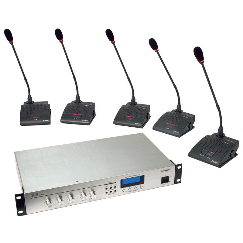 Rondson CS-120 Preamplifier control unit for CS wired conference system. Player / recorder function on USB