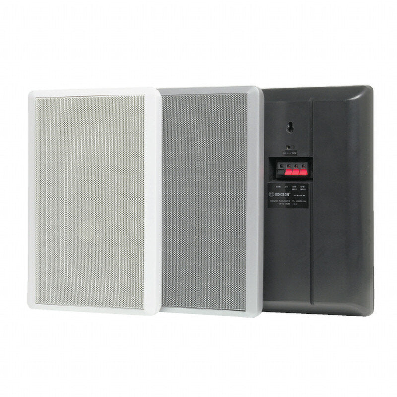 Rondson SLIM-5T N 6 W 2-way wall-mounted loudspeakers, black
