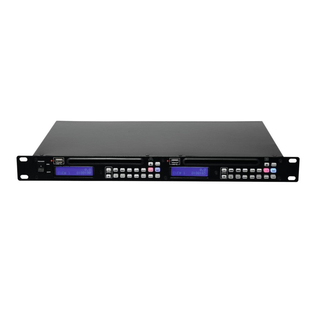 OMNITRONIC DMP-202 Doppio Lettore USB CD