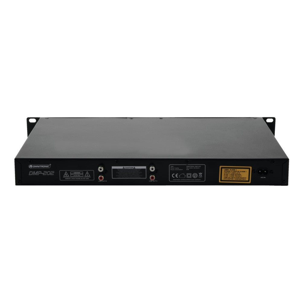 OMNITRONIC DMP-202 Doppio Lettore USB CD