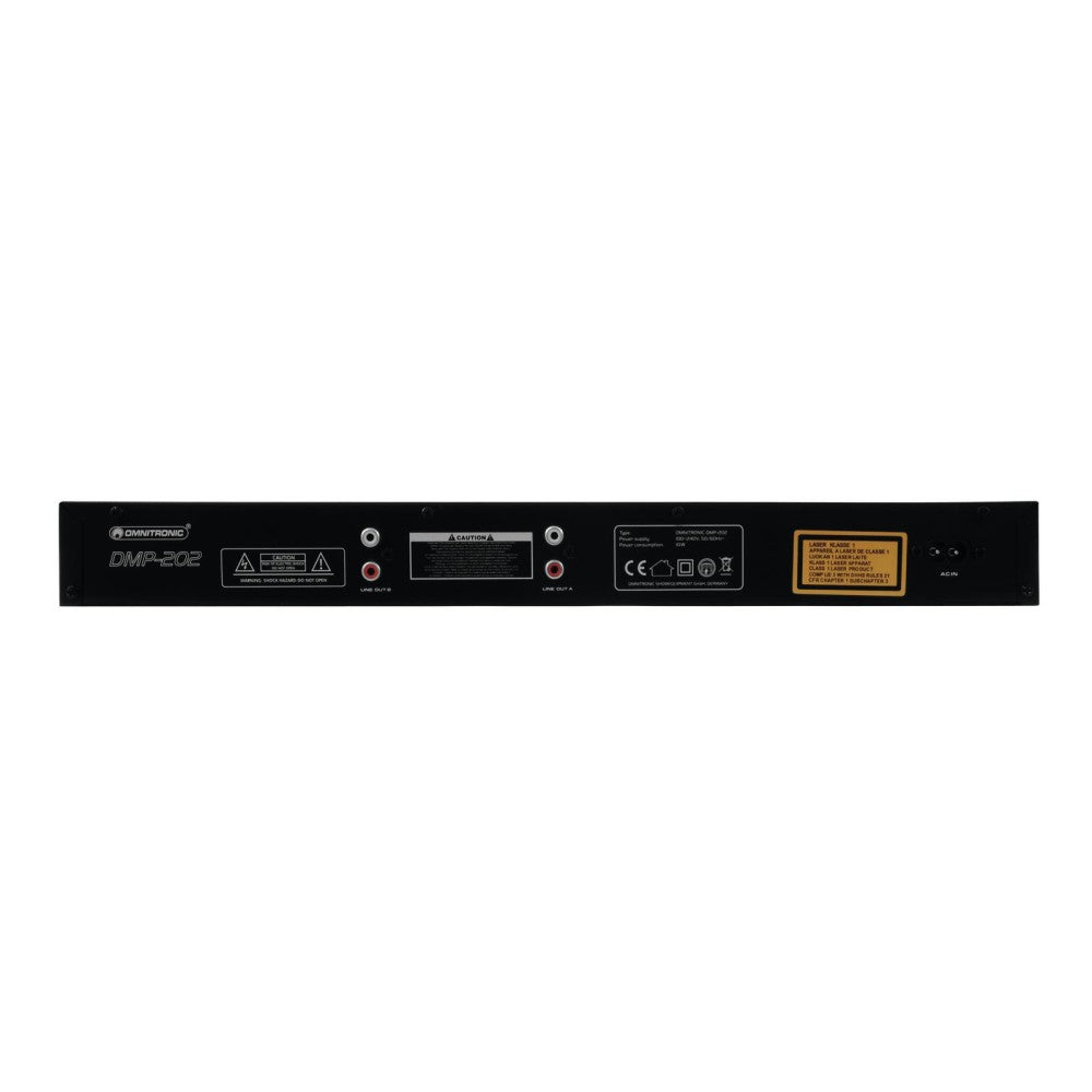 OMNITRONIC DMP-202 Doppio Lettore USB CD