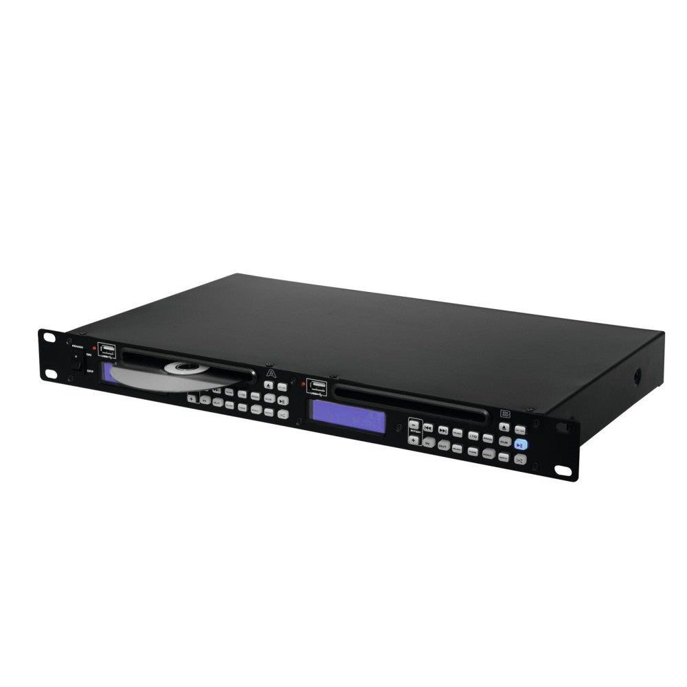 OMNITRONIC DMP-202 Doppio Lettore USB CD