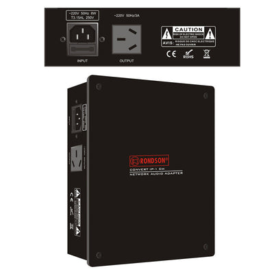 Rondson CONVERT IP-1CH TCP/IP to analog audio data converter, 1 channel
