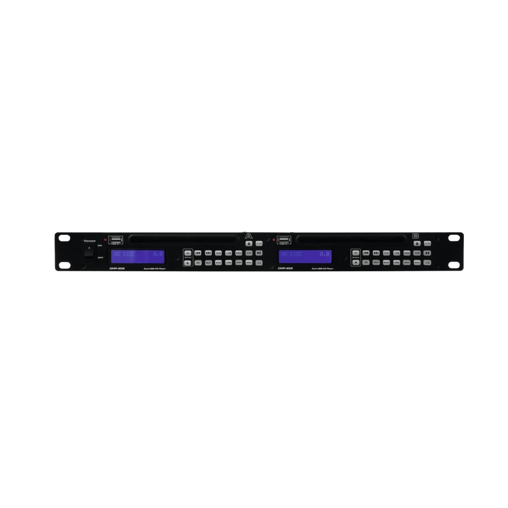 OMNITRONIC DMP-202 Doppio Lettore USB CD