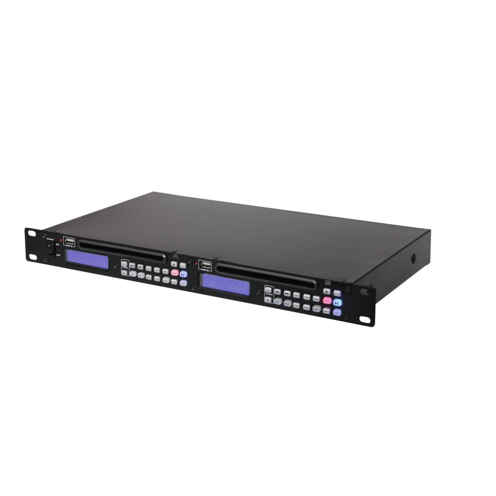 OMNITRONIC DMP-202 Doppio Lettore USB CD