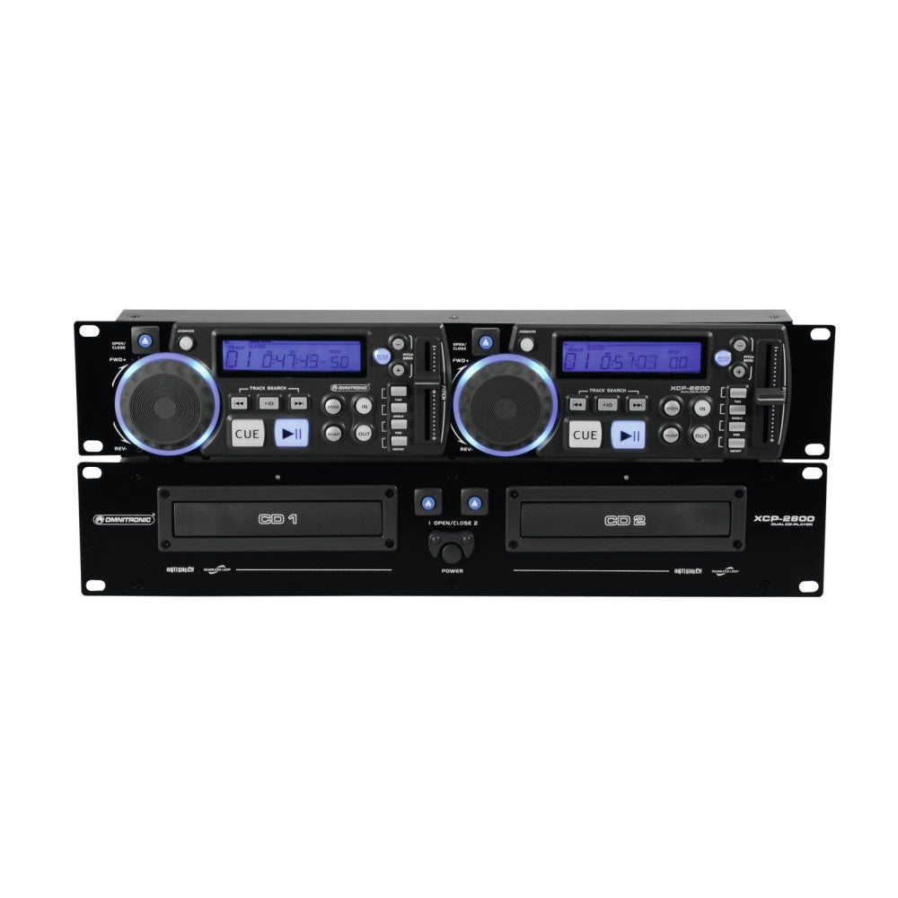 OMNITRONIC XCP-2800 Doppio Lettore CD