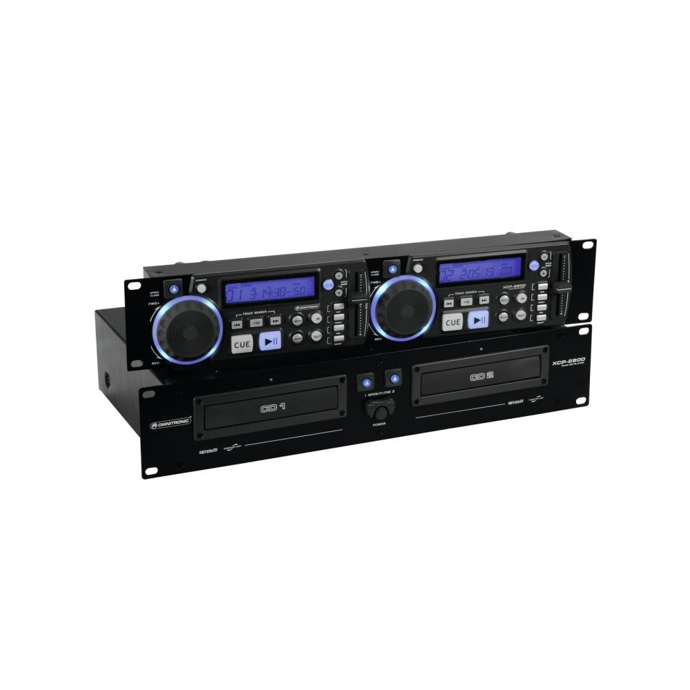 OMNITRONIC XCP-2800 Doppio Lettore CD