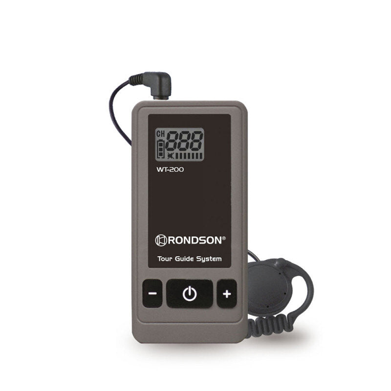 Rondson WT-200R Receiver with headset for tour guide system WT-200