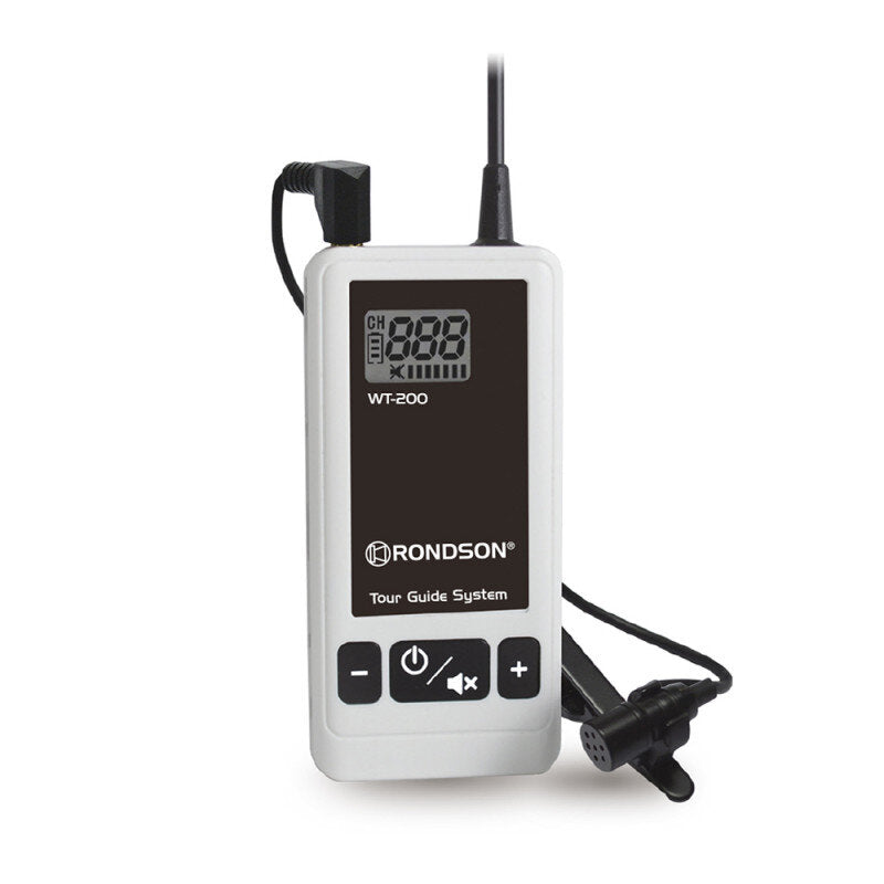 Rondson WT-200T Lavalier microphone with transmitter for tour guide system WT-200