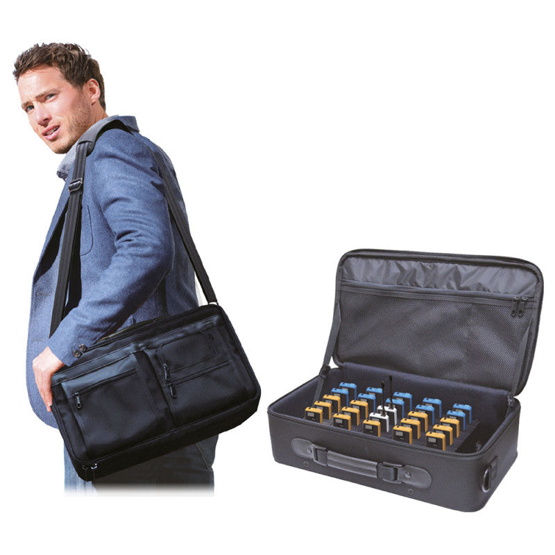 Rondson WT-200BAG Carrying case with rechargeable compartments for WT-200 system