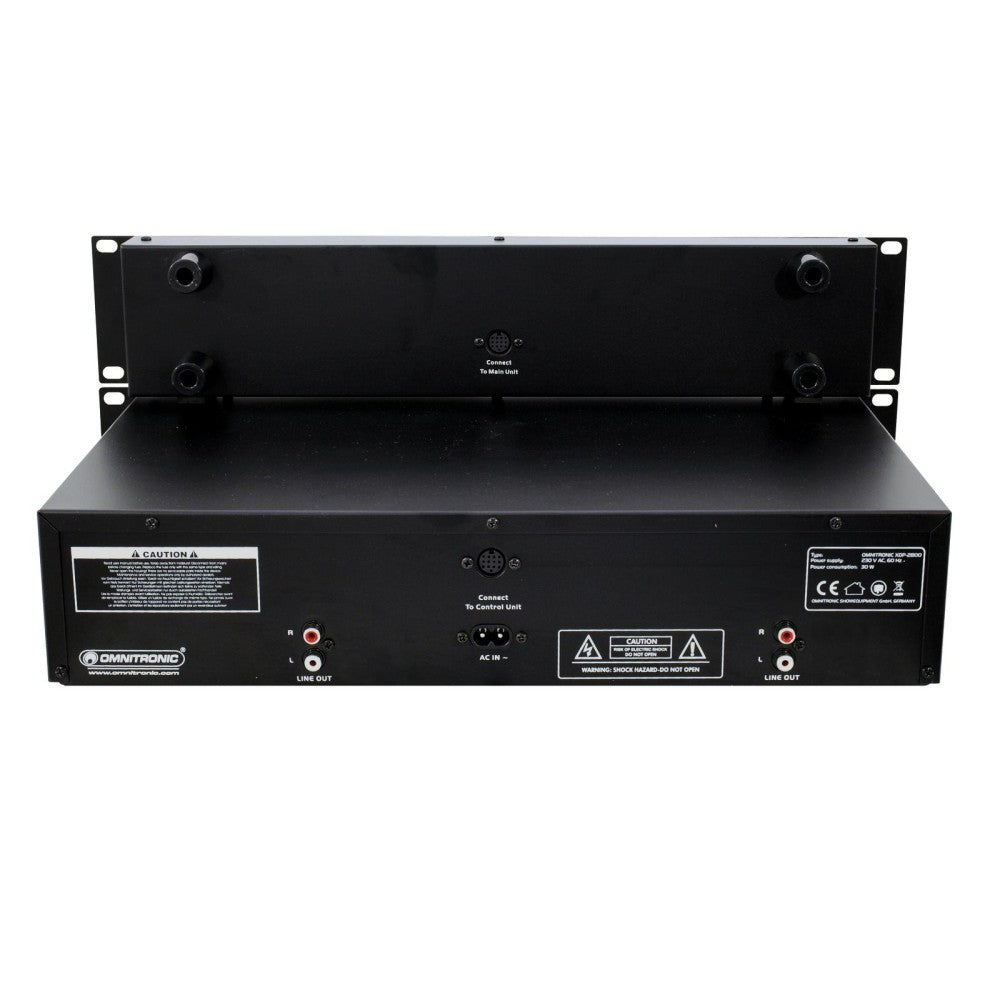 OMNITRONIC XDP-2800 Doppio Lettore CD/MP3