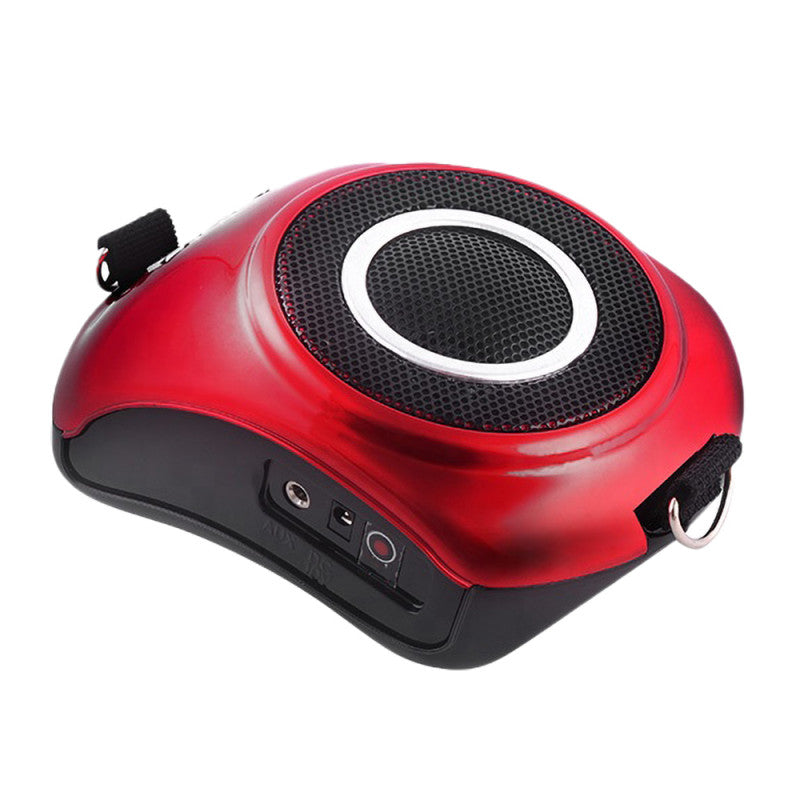 Rondson WAP-20R 20 W voice amplifier with headworn microphone, red