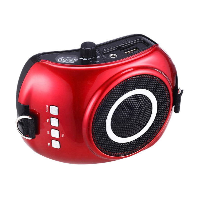Rondson WAP-20R 20 W voice amplifier with headworn microphone, red