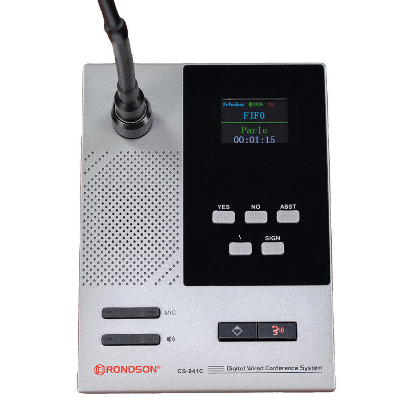Rondson CS-041C Wired conference system CS-240, Chairman micro desk