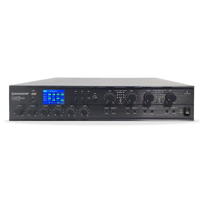 Rondson AM-4240D 4 x 240 W, 4-zone Class-D matrix amplifier, 4 ohm / 100 V, 230 V, 19"