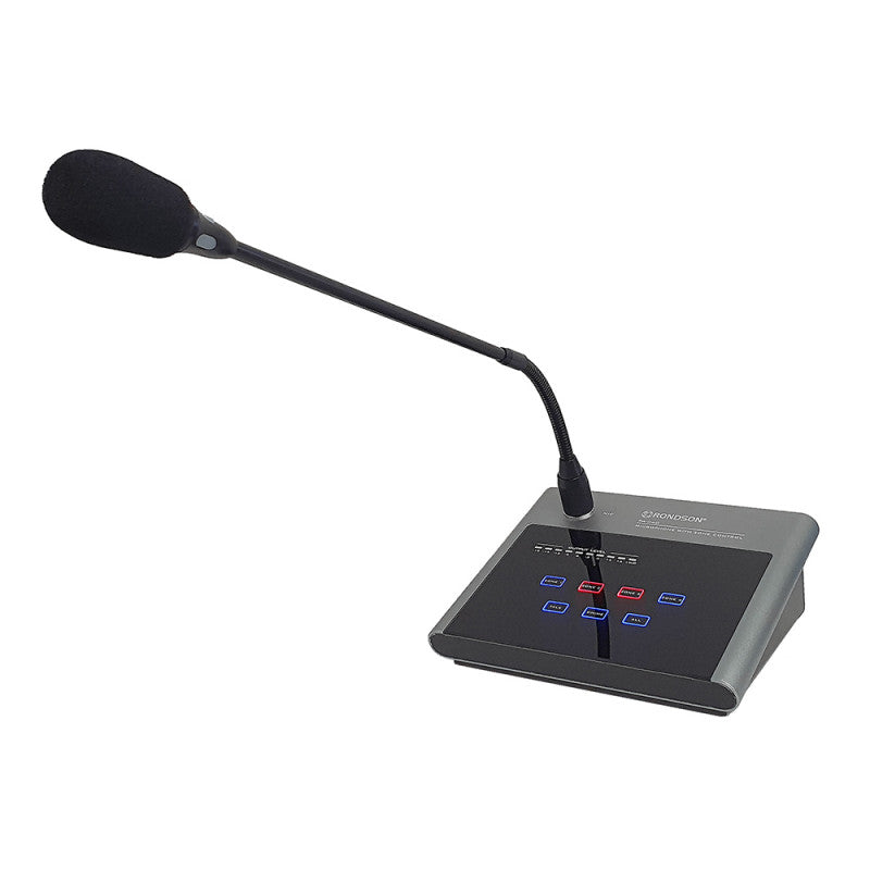 Rondson PA-04D Microphone paging desk for AM-4240D mixer / amplifier