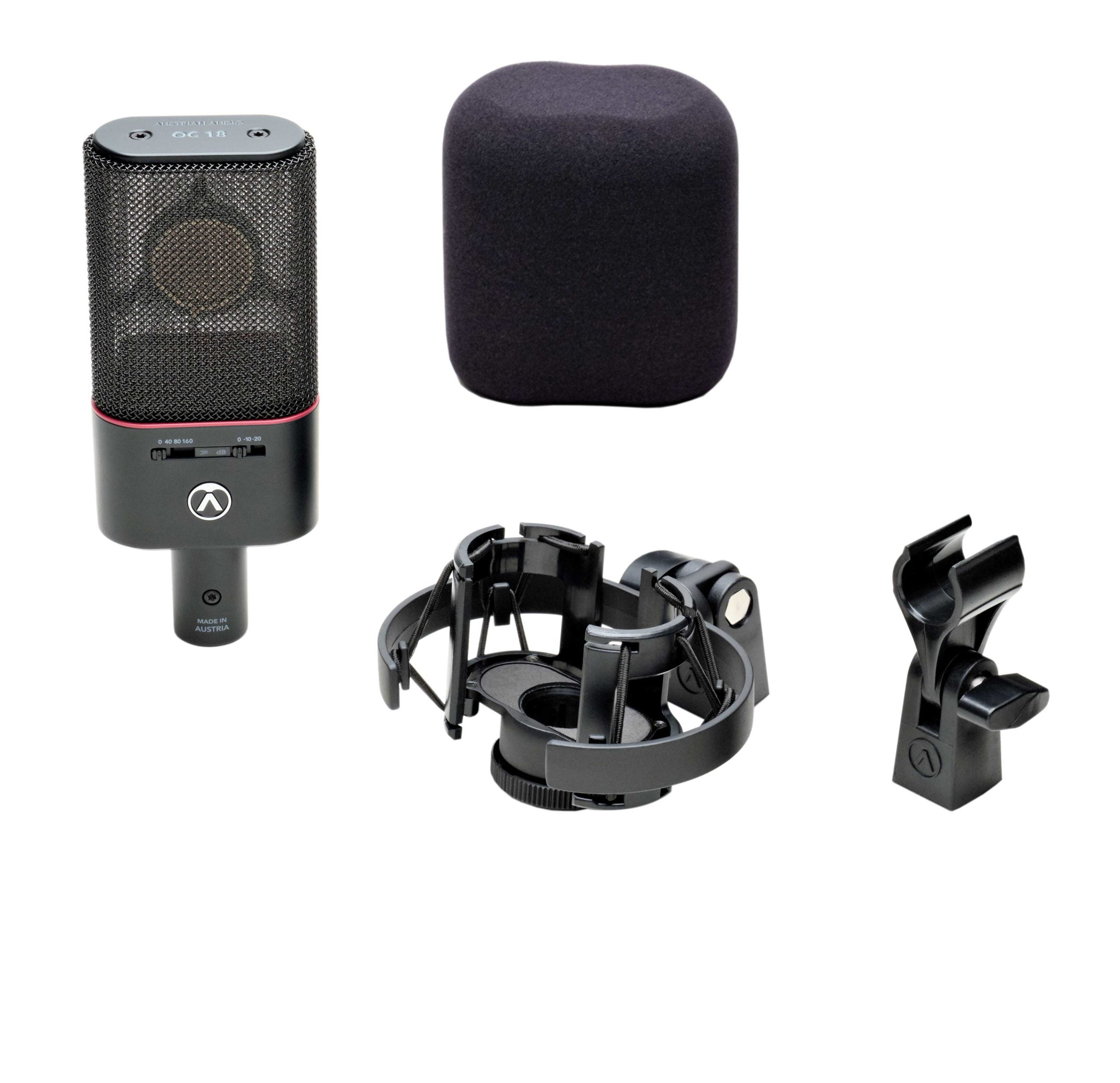 AUSTRIAN AUDIO OC818 STUDIO SET - Sistema completo per microfono da studio - Black