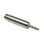 Rondson XLM F/1 Impedance adapter 600 ohm / 50 kohm XLR F. / jack 6.35 mm M. mono