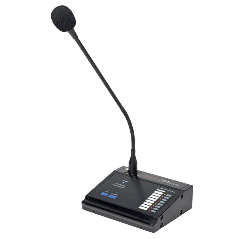 Rondson T-8000A 8-zone call microphone station compatibile with the T-8000 matrix