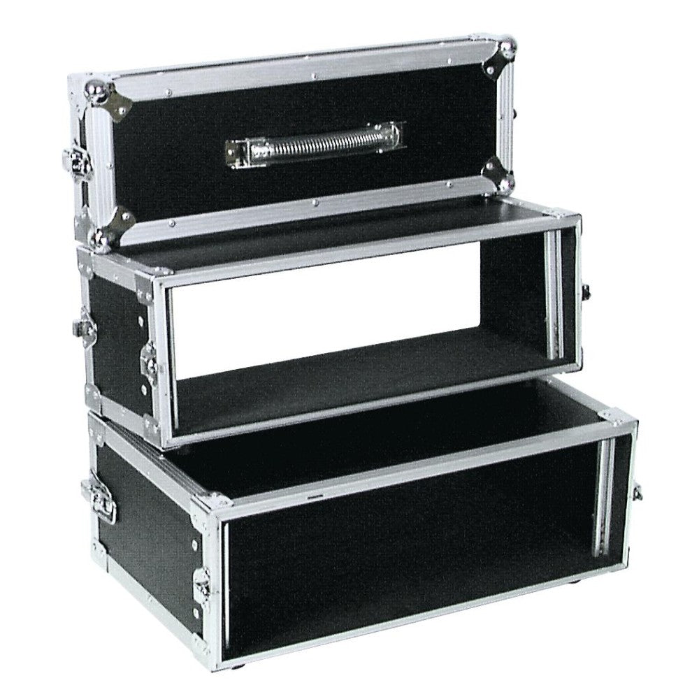 ROADINGER Flight case Tour Pro per doppio Lettore CD, 3 Unità, nero