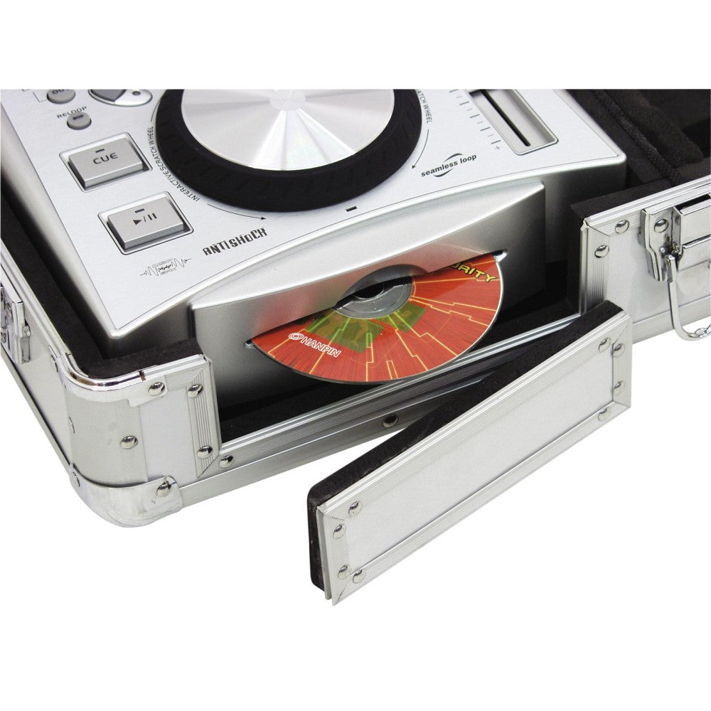 ROADINGER DIGI-1 FLIGHTCASE PER 2xCDJ E 1xMIXER 10" ALLUMINIO