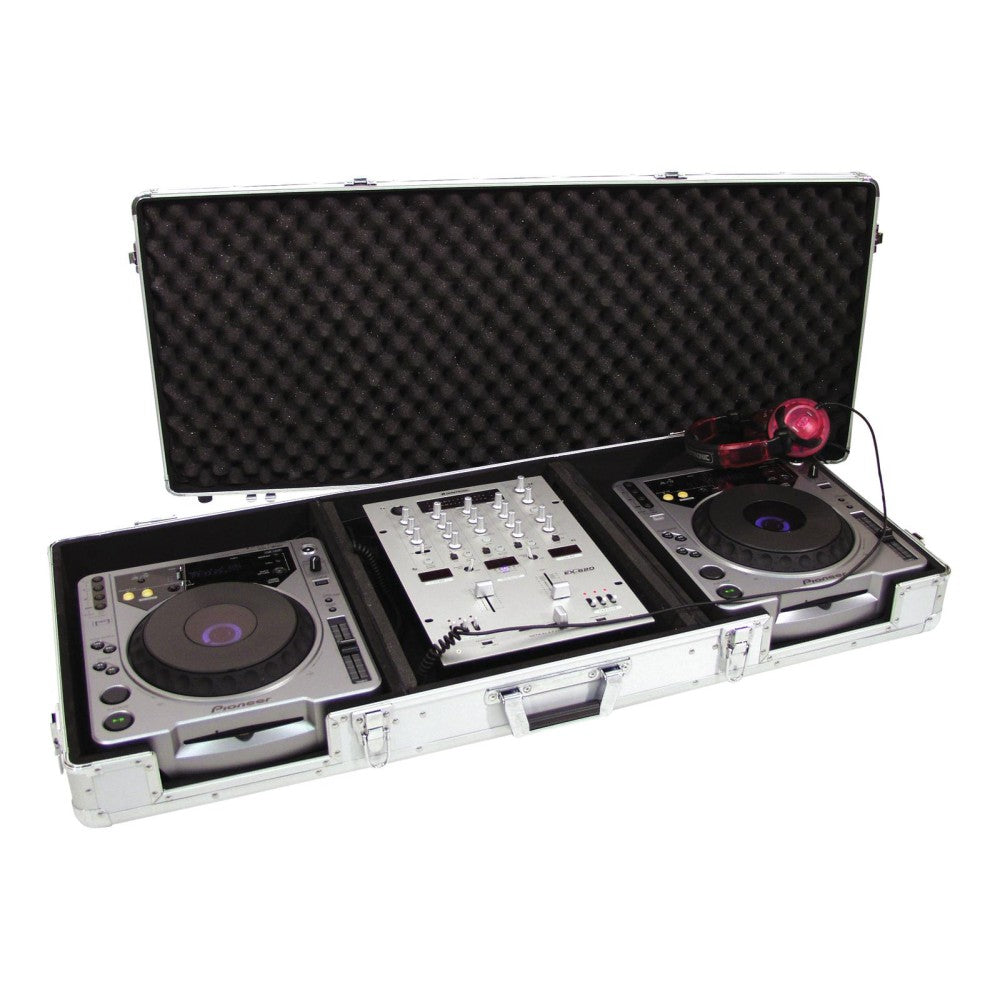 ROADINGER DIGI-2 FLIGHTCASE PER 2xCDJ 1xMIXER 12" nero